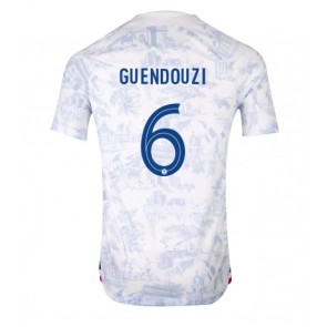 Frankrig Matteo Guendouzi #6 Udebanetrøje VM 2022 Kort ærmer
